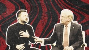 Zelensky menghadapi komunikasi politik agresif Trump